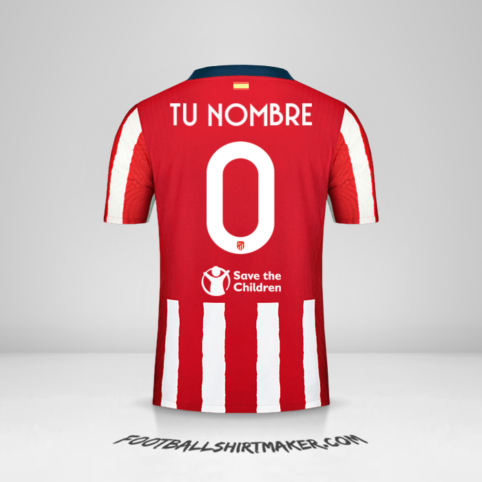 Camiseta Atletico Madrid Cup 2020/21 -  tu nombre - 0