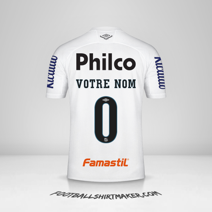 Maillot Santos FC Libertadores 2020 -  votre nom - 0