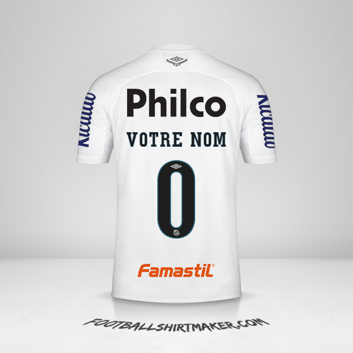 Maillot Santos FC Libertadores 2020 -  votre nom - 0