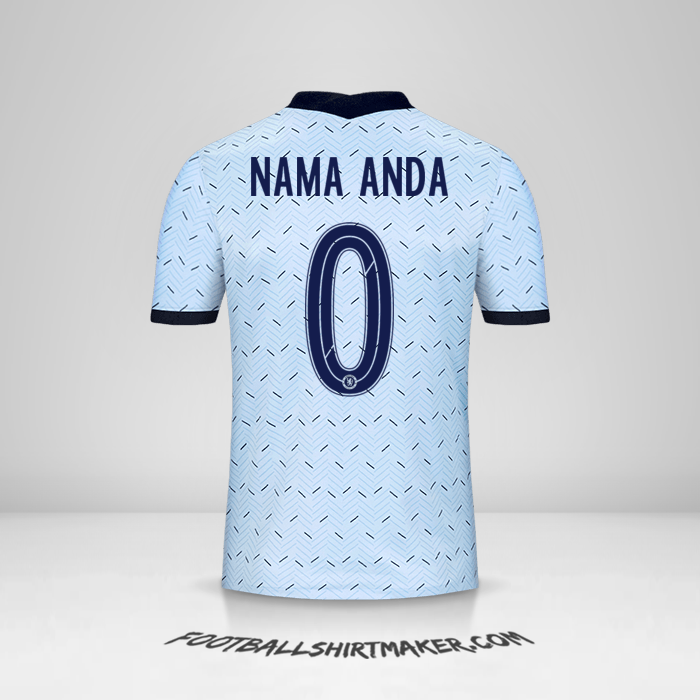 Jersey Chelsea Cup 2020/21 II -  nama anda - 0