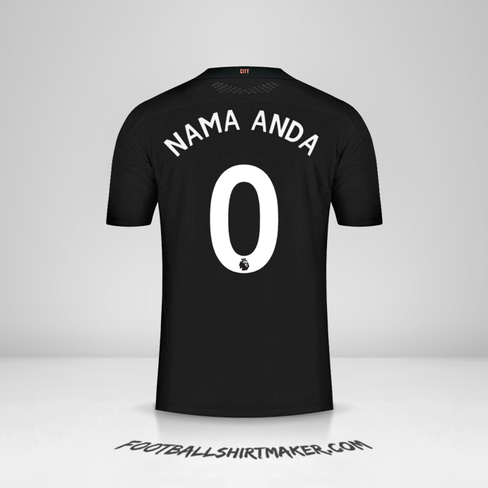 Jersey Manchester City 2020/21 II -  nama anda - 0