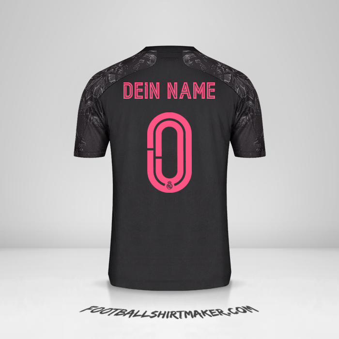 Trikot Real Madrid CF Cup 2020/21 III -  dein name - 0