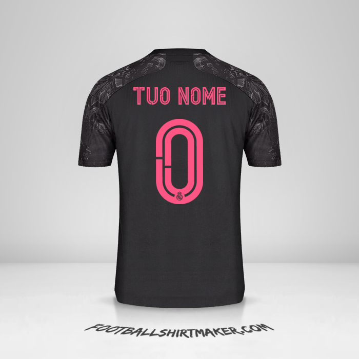 Maglia Real Madrid CF Cup 2020/21 III -  tuo nome - 0
