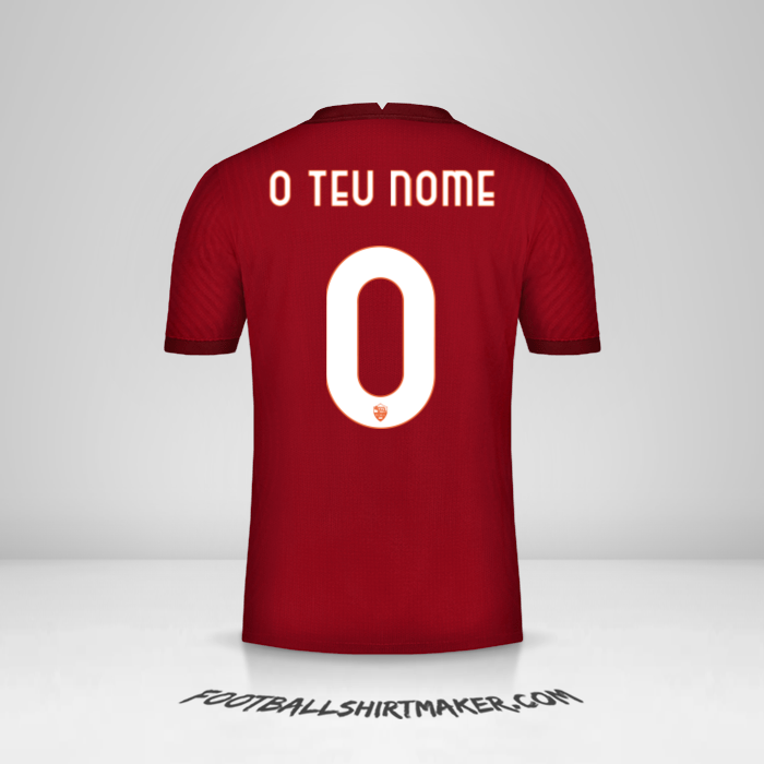 Camisola AS Roma Cup 2020/21 -  o teu nome - 0