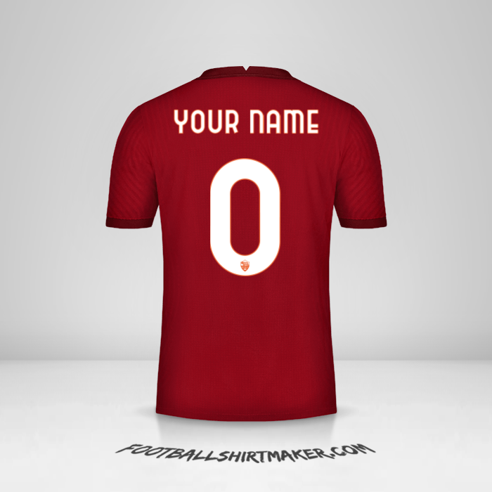 Shirt AS Roma 2020/21 Cup -  your name - 0