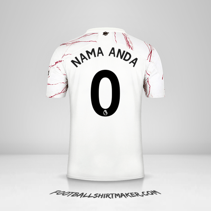 Jersey Arsenal 2020/21 II -  nama anda - 0