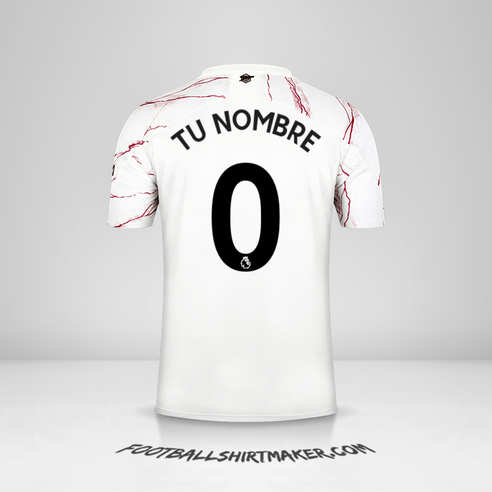 Camiseta Arsenal 2020/21 II -  tu nombre - 0