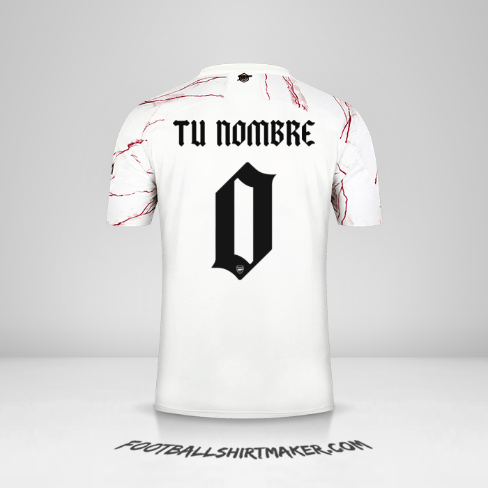 Jersey Arsenal 2020/21 Cup II -  tu nombre - 0