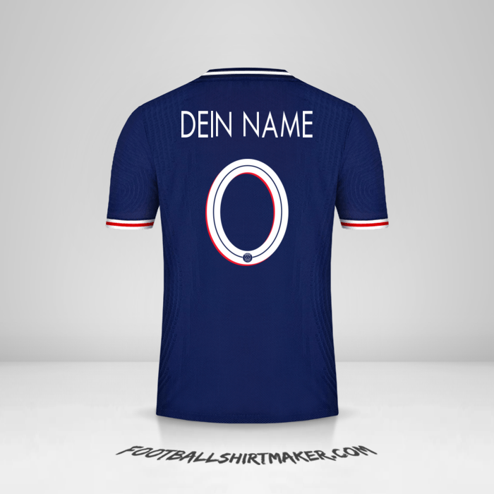 Trikot Paris Saint Germain Cup 2020/21 -  dein name - 0