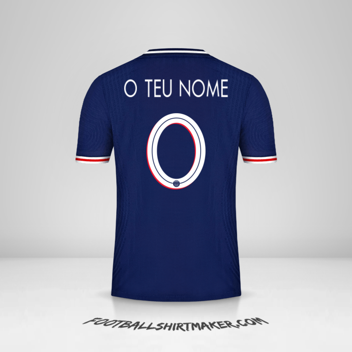 Camisola Paris Saint Germain Cup 2020/21 -  o teu nome - 0