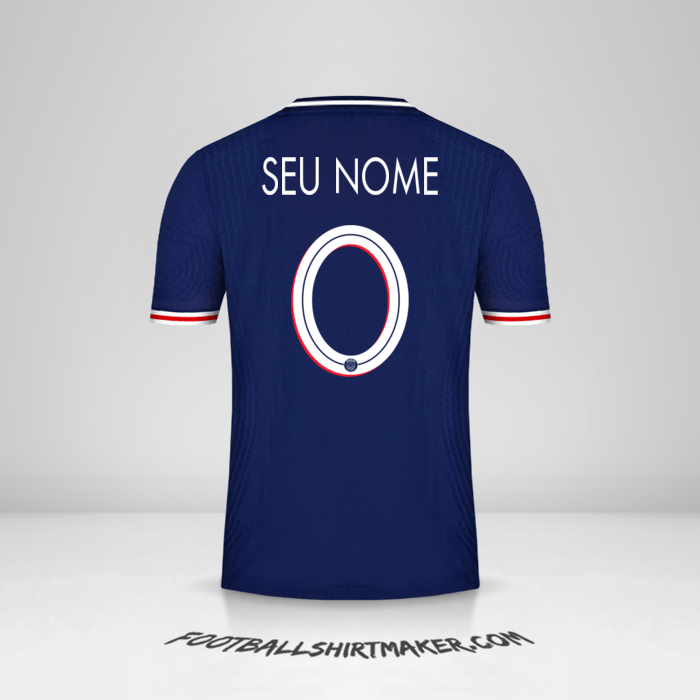 Camisa Paris Saint Germain Cup 2020/21 -  seu nome - 0
