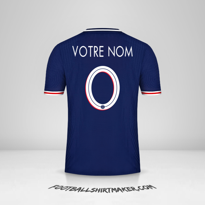 Maillot Paris Saint Germain Cup 2020/21 -  votre nom - 0