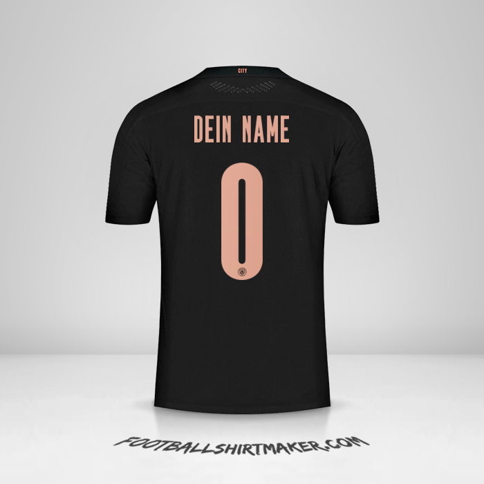 Trikot Manchester City Cup 2020/21 II -  dein name - 0