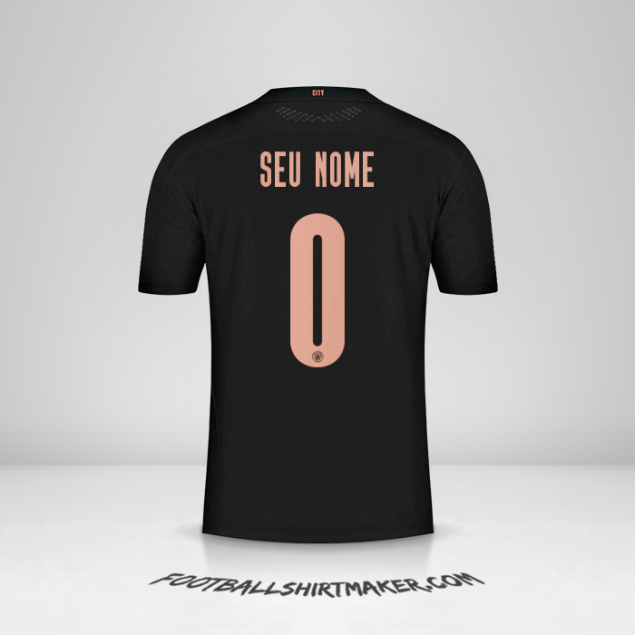 Camisa Manchester City Cup 2020/21 II -  seu nome - 0