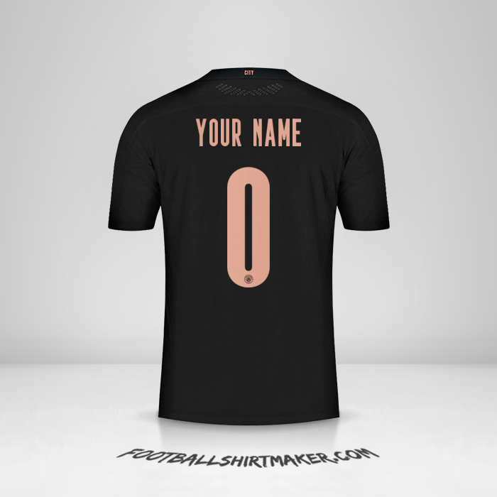 Shirt Manchester City Cup 2020/21 II -  your name - 0