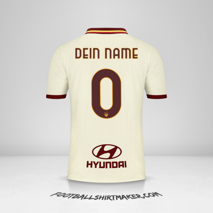 Trikot AS Roma 2020/21 II -  dein name - 0