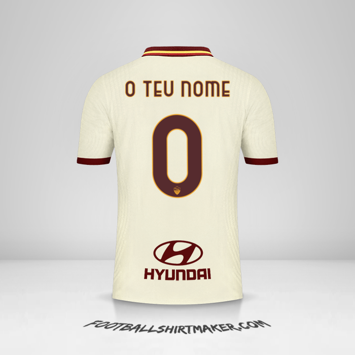 Camisola AS Roma 2020/21 II -  o teu nome - 0