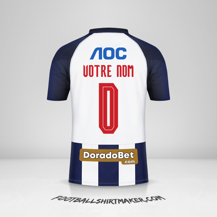 Maillot Club Alianza Lima 2021 -  votre nom - 0