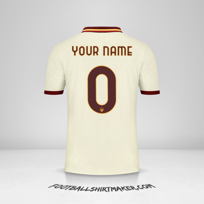 Shirt AS Roma 2020/21 Cup II -  your name - 0