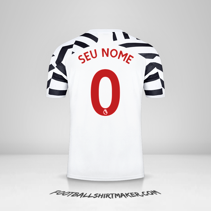 Camisa Manchester United 2020/21 III -  seu nome - 0