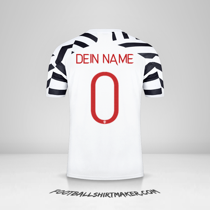 Trikot Manchester United Cup 2020/21 III -  dein name - 0