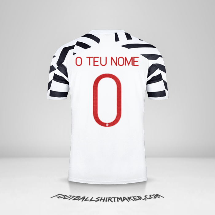 Camisola Manchester United Cup 2020/21 III -  o teu nome - 0