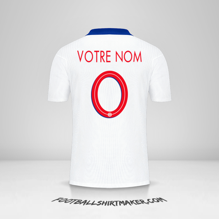 Maillot Paris Saint Germain Cup 2020/21 II -  votre nom - 0