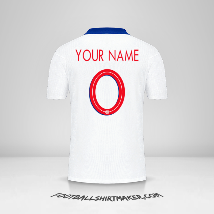 Jersey Paris Saint Germain 2020/21 Cup II -  your name - 0