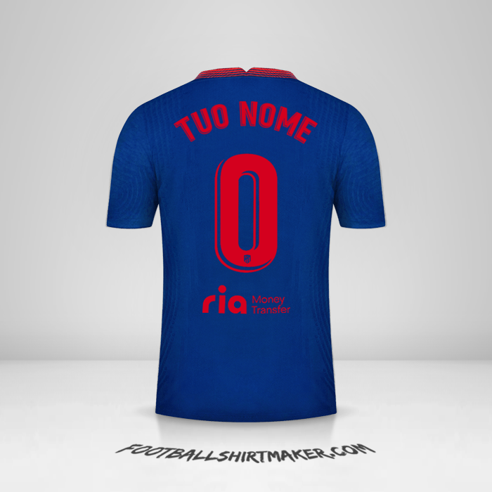 Maglia Atletico Madrid 2020/21 II -  tuo nome - 0