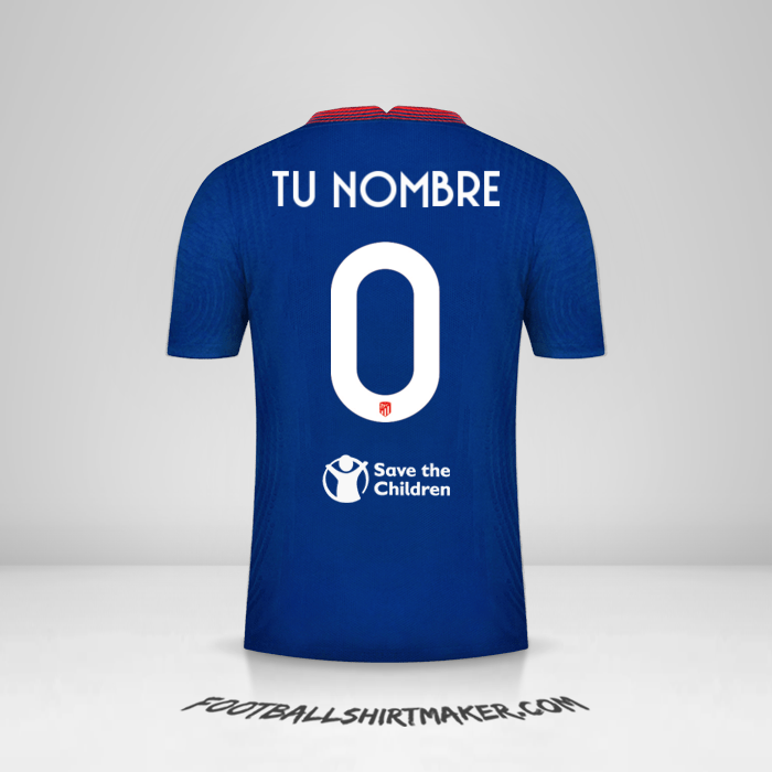 Camiseta Atletico Madrid 2020/21 Cup II -  tu nombre - 0