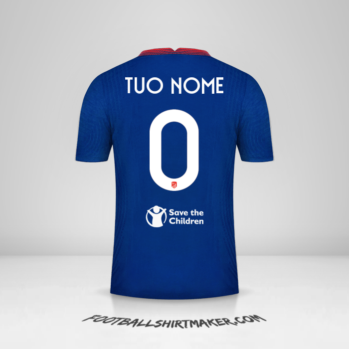 Maglia Atletico Madrid Cup 2020/21 II -  tuo nome - 0