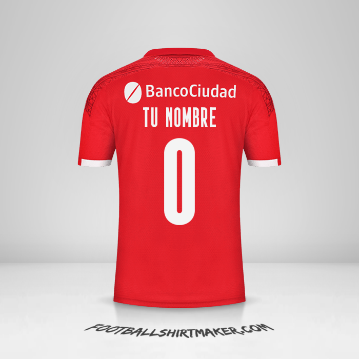Camiseta Independiente 2021 -  tu nombre - 0