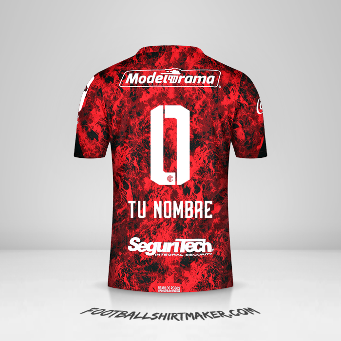 Jersey Toluca FC 2021 -  tu nombre - 0