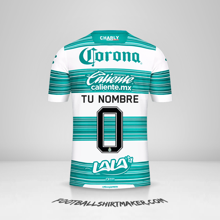 Camiseta Santos Laguna 2020/21 -  tu nombre - 0