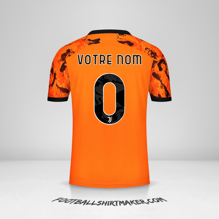 Maillot Juventus FC 2020/21 Cup III -  votre nom - 0