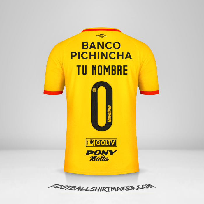 Camiseta Barcelona SC 2021 -  tu nombre - 0