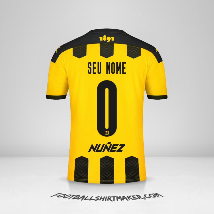 Camisa Peñarol 2021 -  seu nome - 0