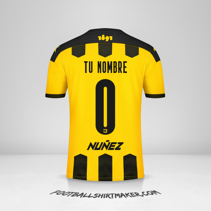 Jersey Peñarol 2021 -  tu nombre - 0