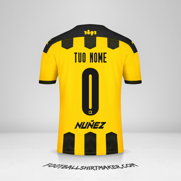 Maglia Peñarol 2021 -  tuo nome - 0