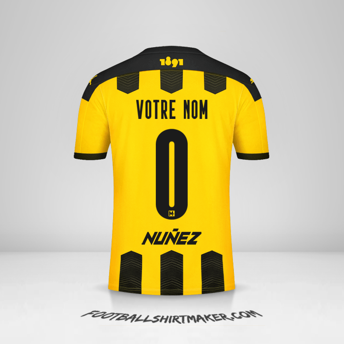 Maillot Peñarol 2021 -  votre nom - 0