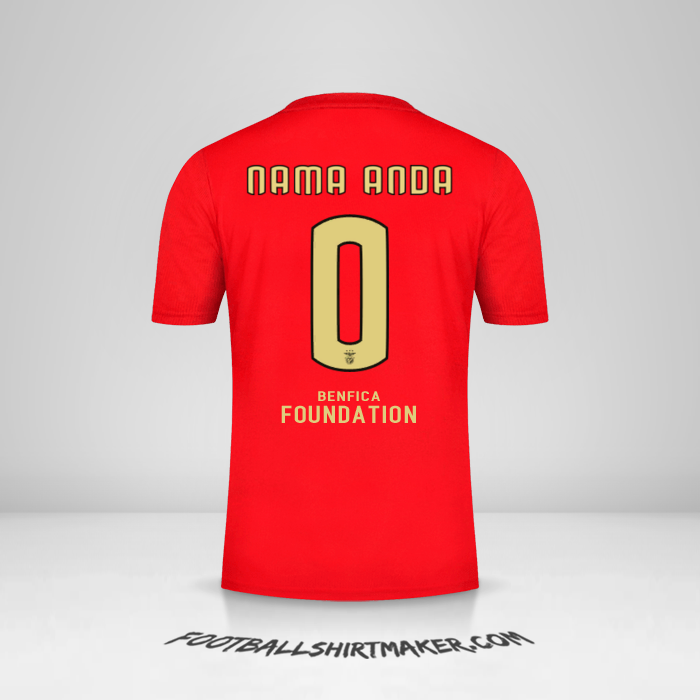 Jersey SL Benfica 2020/21 Cup -  nama anda - 0