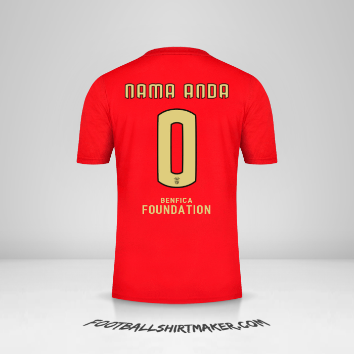 Jersey SL Benfica Cup 2020/21 -  nama anda - 0
