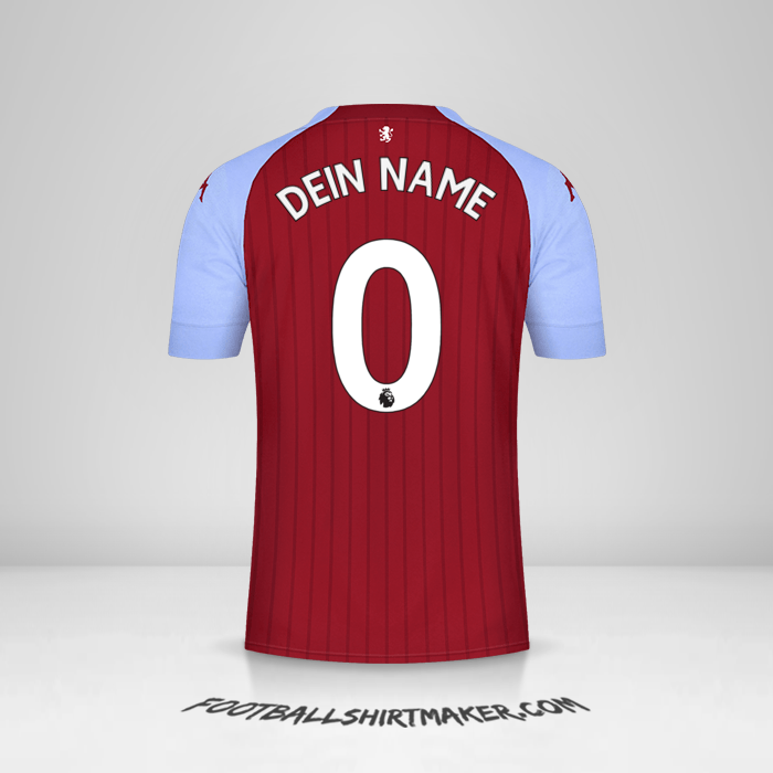 Trikot Aston Villa FC 2020/21 -  dein name - 0