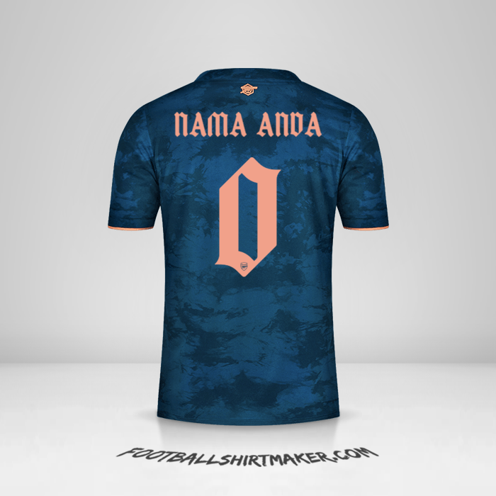 Jersey Arsenal 2020/21 Cup III -  nama anda - 0