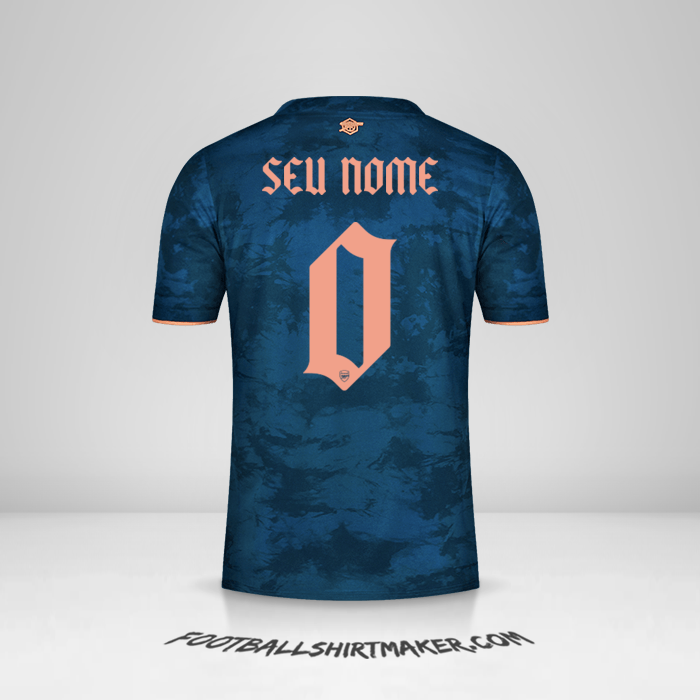 Camisa Arsenal Cup 2020/21 III -  seu nome - 0