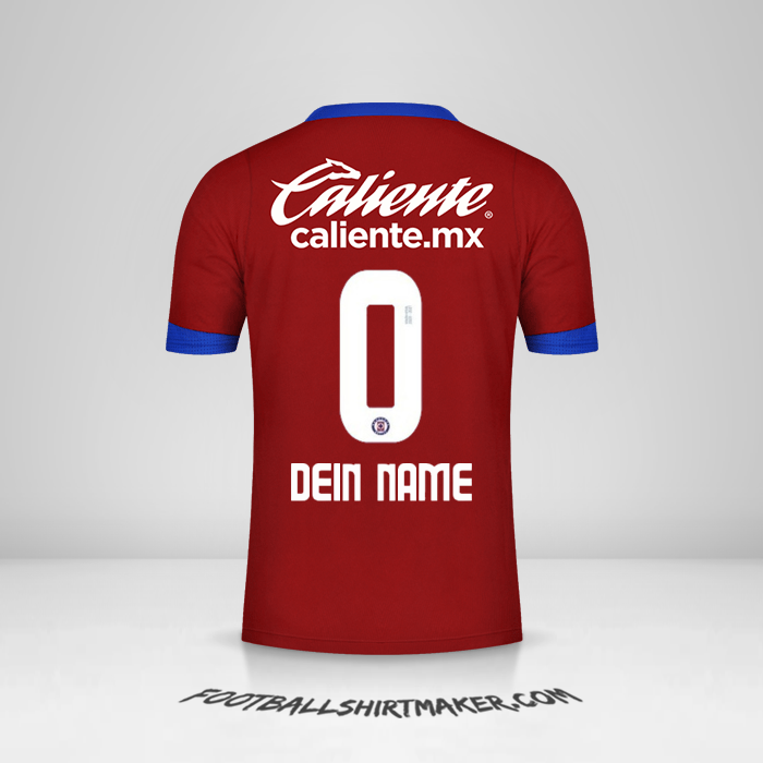 Trikot Cruz Azul 2020/21 III -  dein name - 0