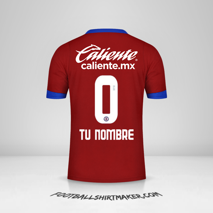 Camiseta Cruz Azul 2020/21 III -  tu nombre - 0