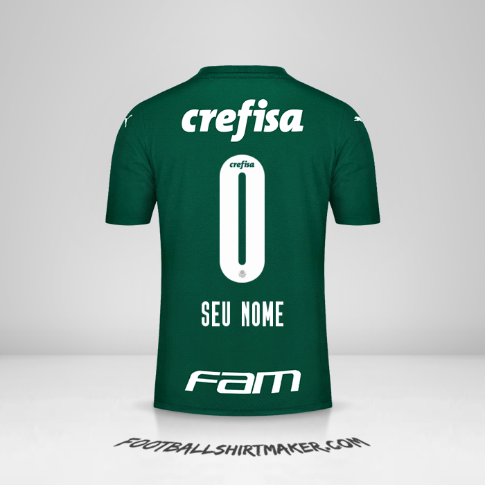Camisa Palmeiras 2021 -  seu nome - 0