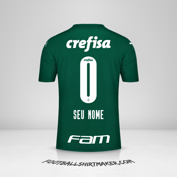 Camisa Palmeiras 2021 -  seu nome - 0