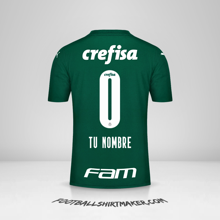 Camiseta Palmeiras 2021 -  tu nombre - 0